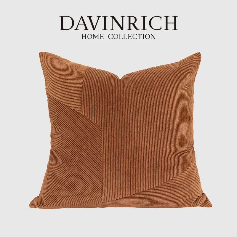 Brown Corduroy Cushion Cover