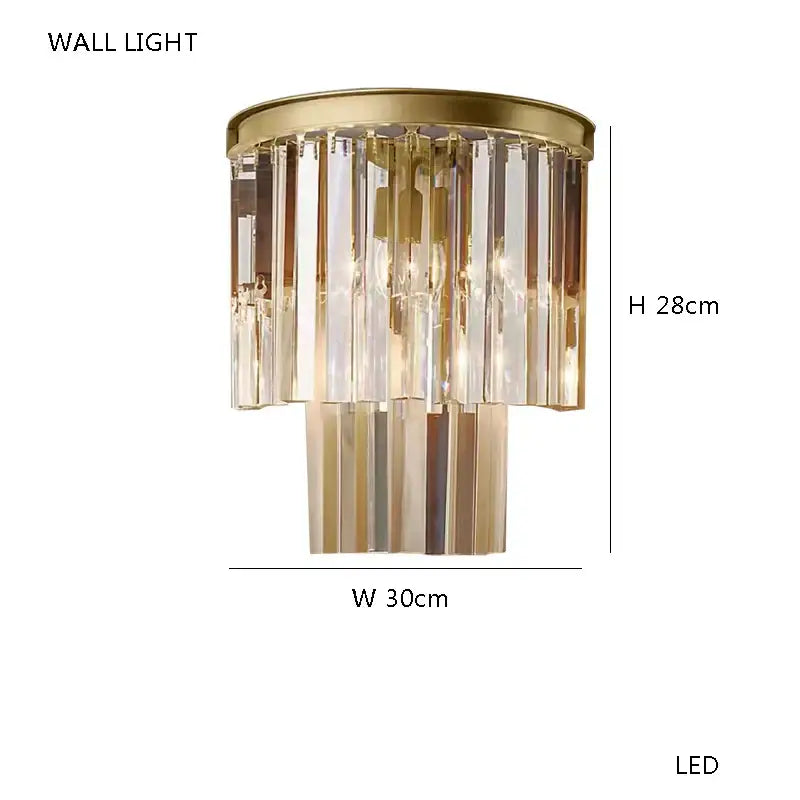Glass Rod Modern Chandelier