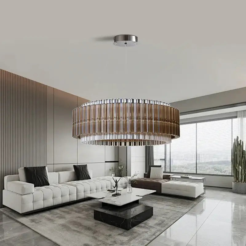 Glass Rod Modern Chandelier