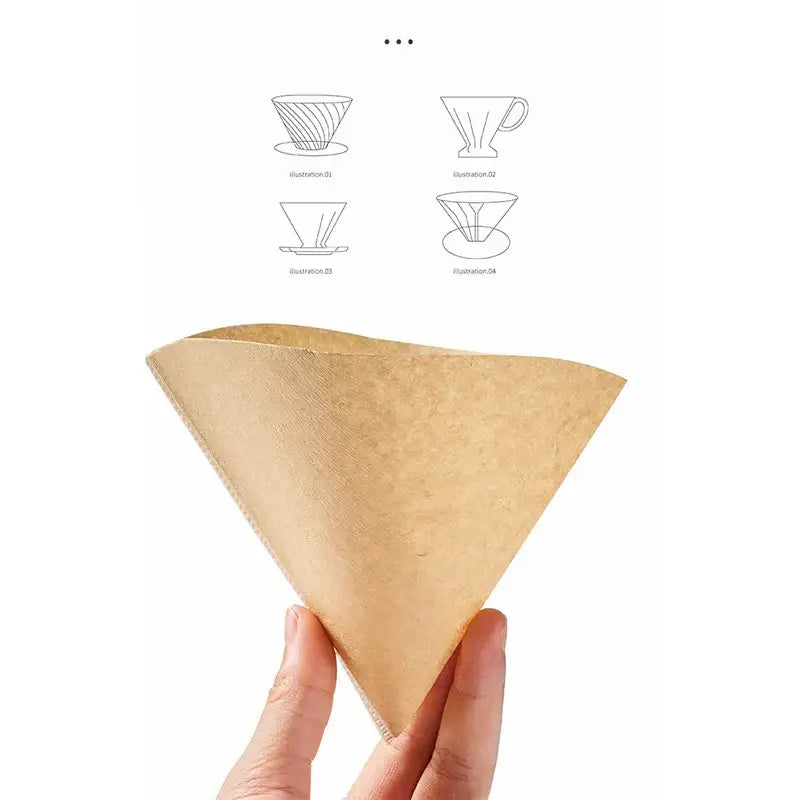 Brown Filter Coffee Cone