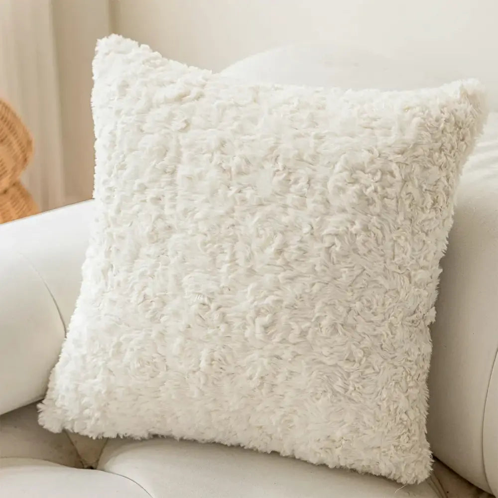 Plush Geometric Cushion 50cm Cover