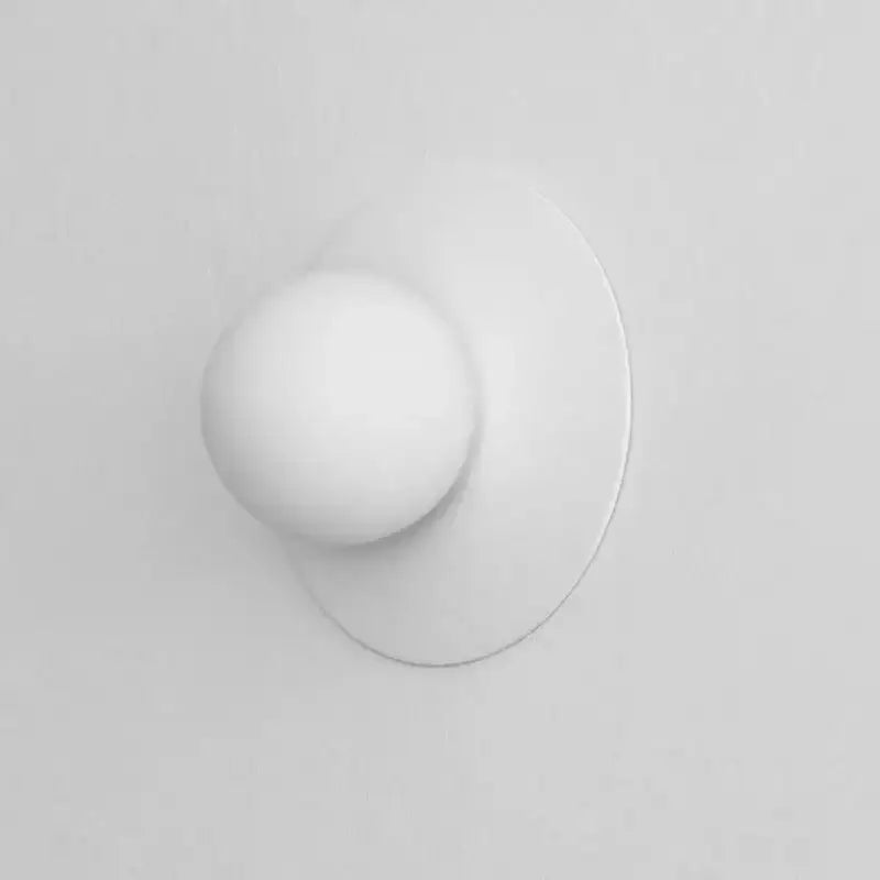 Brushed Brass Circular Wall Lamp