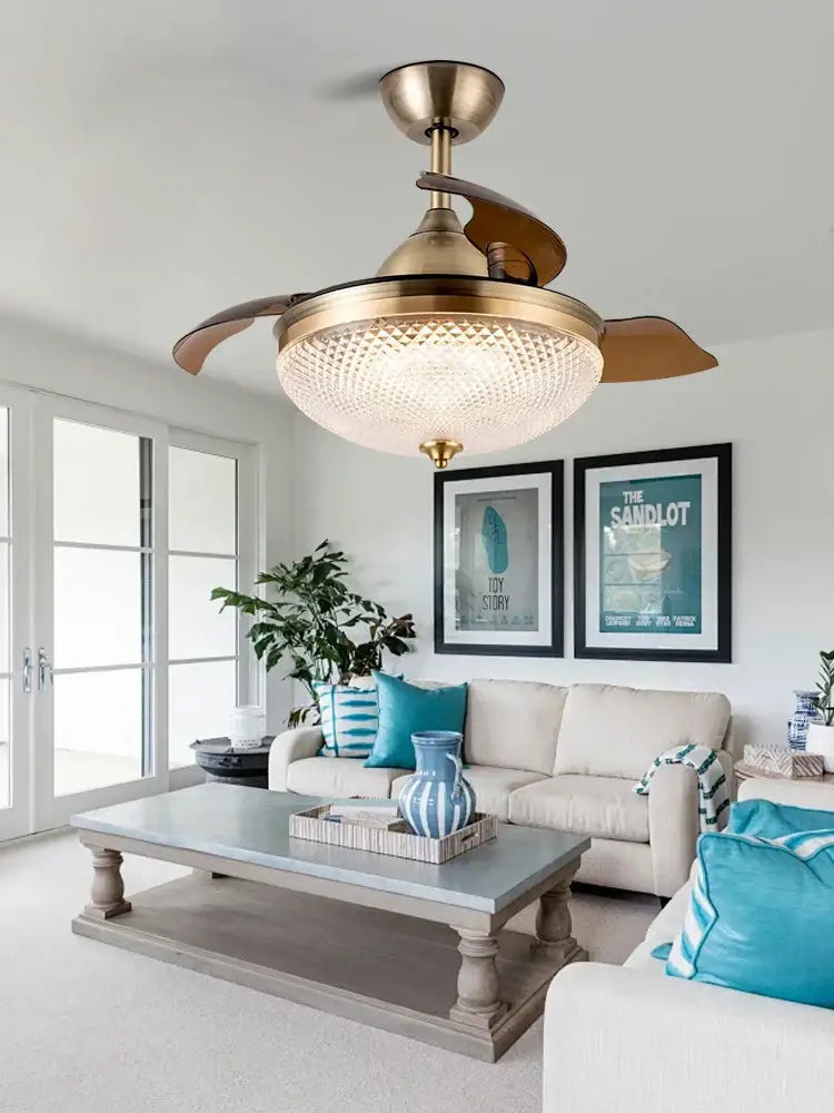 Brushed Copper Ceiling Fan