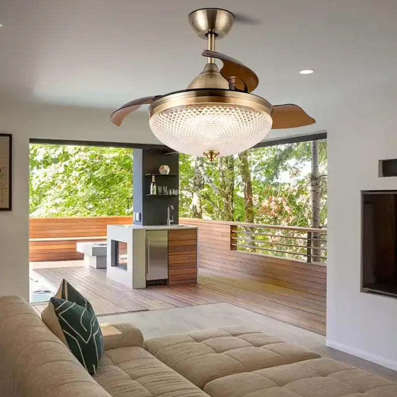 Brushed Copper Ceiling Fan