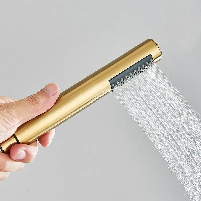 Brushed Gold Hand Shower