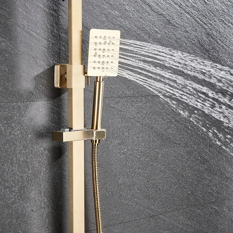 Brushed Gold Shower Mixer