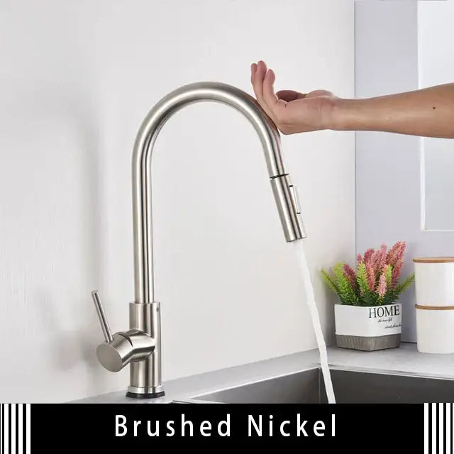 Brushed Gold Smart Touch Faucet