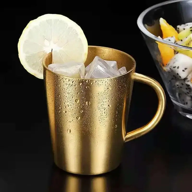 Gold Stainless Thermal Mug