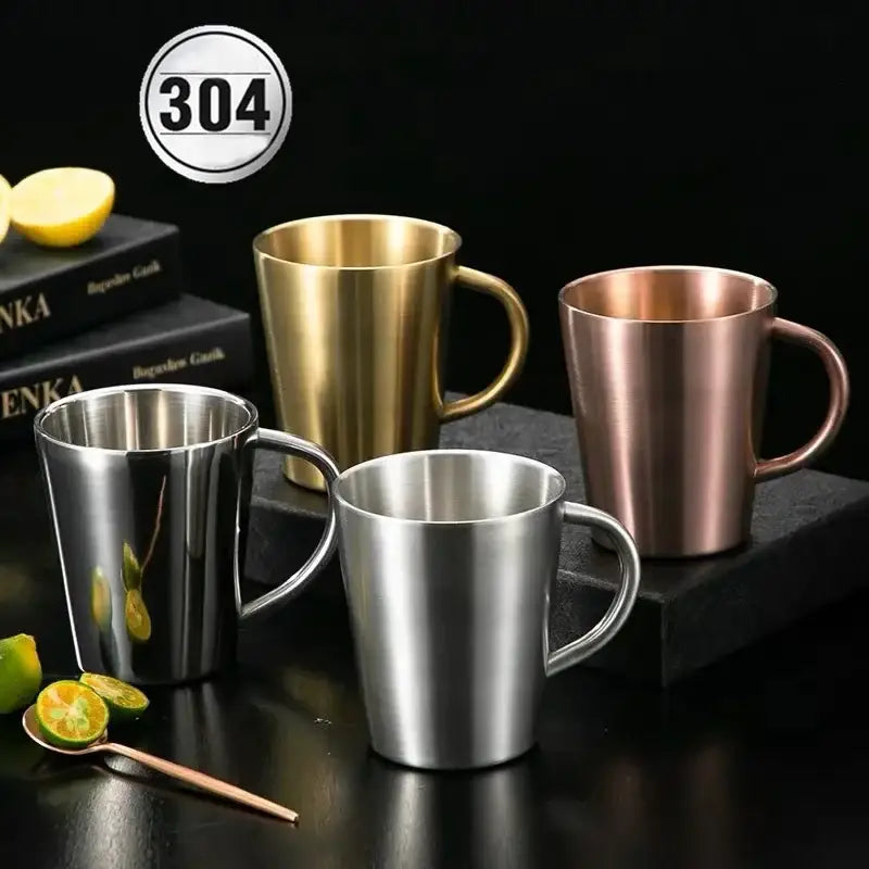 Gold Stainless Thermal Mug