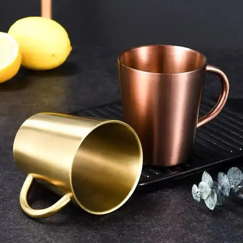 Gold Stainless Thermal Mug