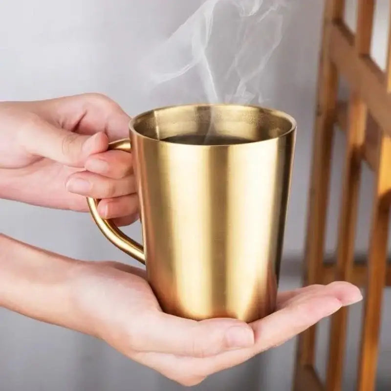 Gold Stainless Thermal Mug