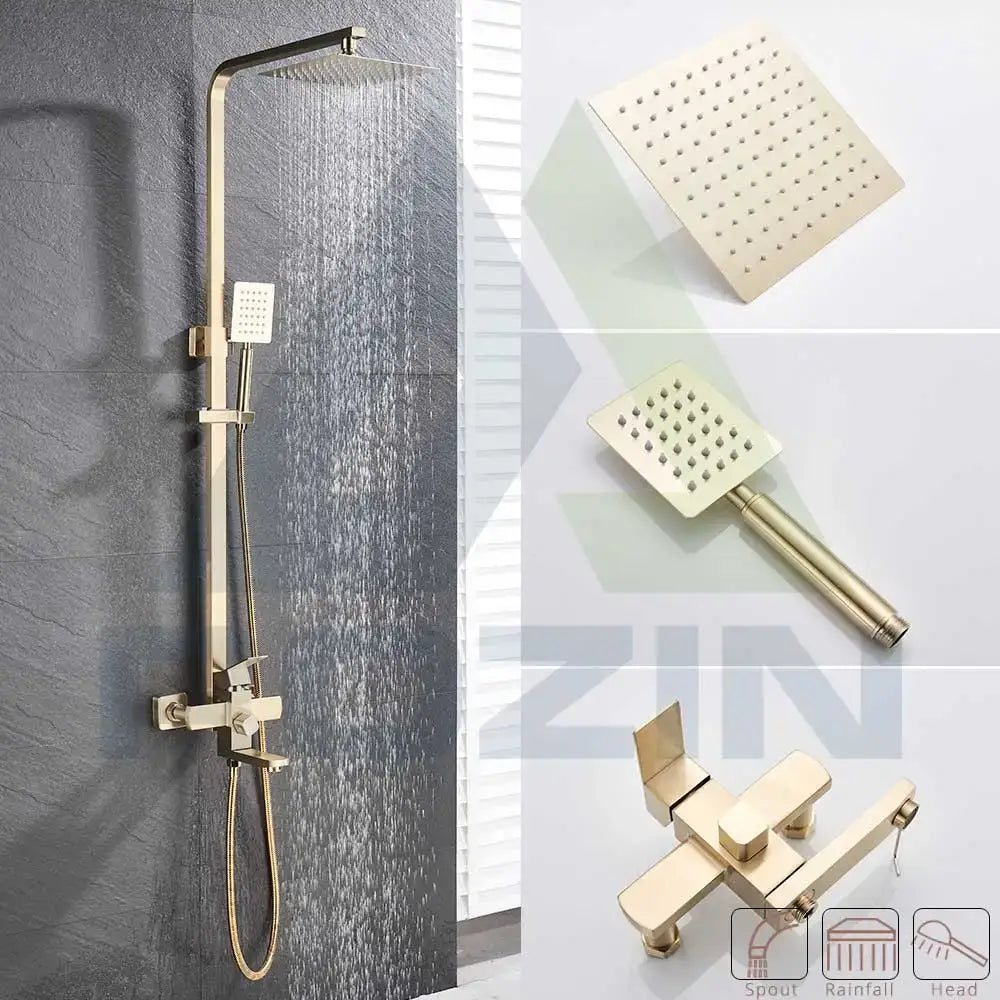 Nickel Handheld Shower System