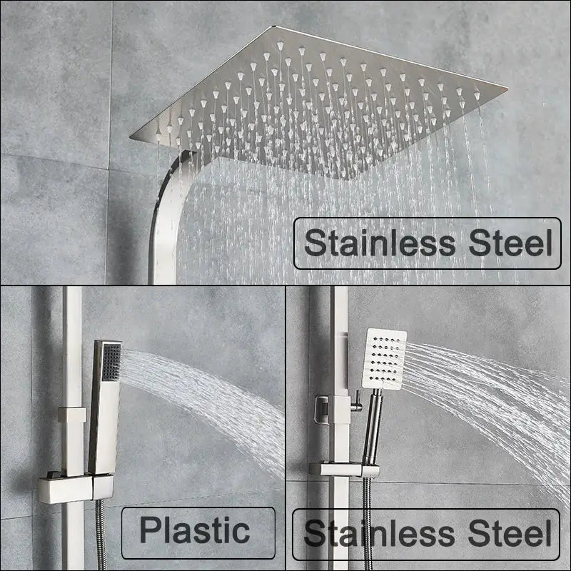 Nickel Handheld Shower System