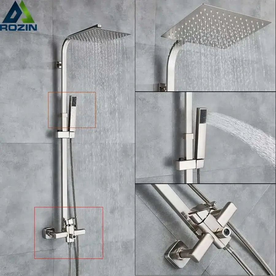 Nickel Handheld Shower System