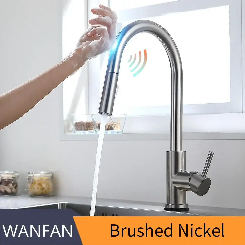 Nickel Flexible Spray Faucet