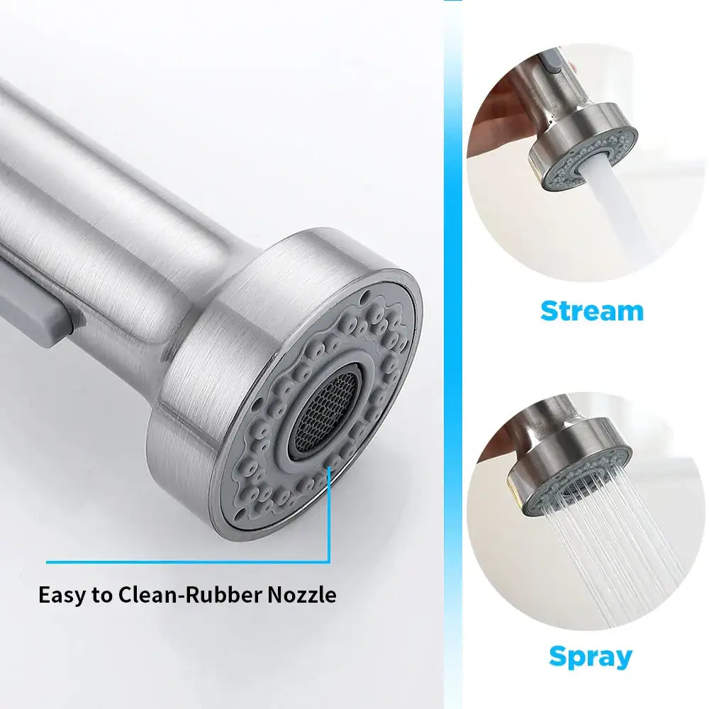 Nickel Flexible Spray Faucet
