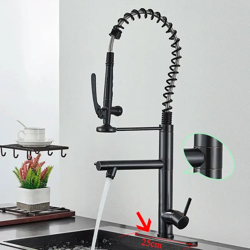 Nickel Spring Pull Faucet