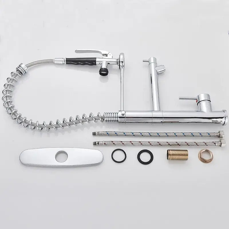 Nickel Spring Pull Faucet