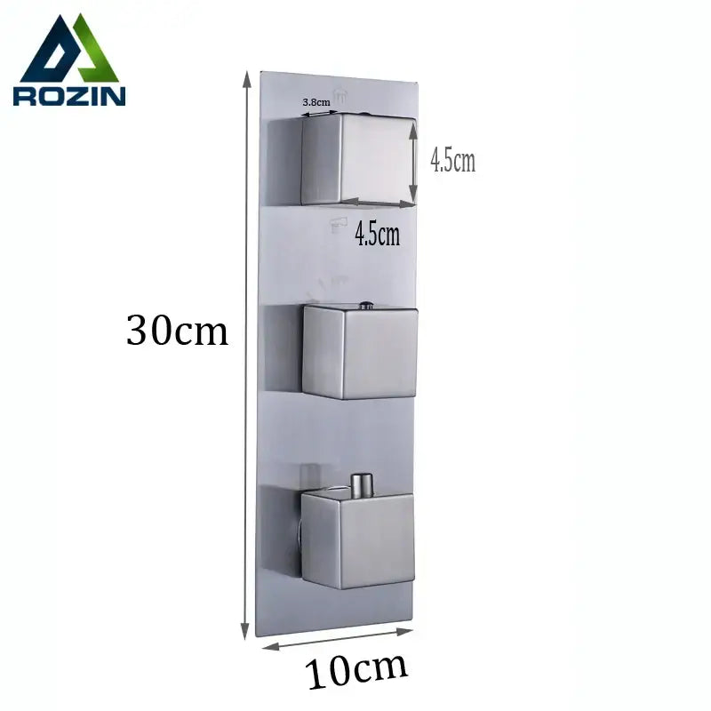 Nickel Thermostatic Shower Valve