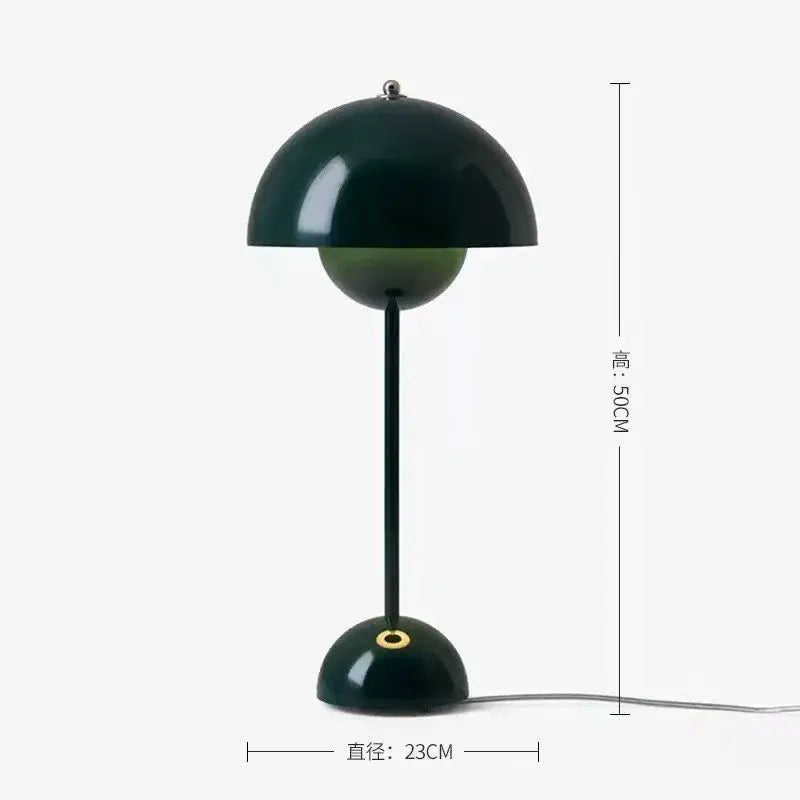 Burgundy Flower Floor Lamp