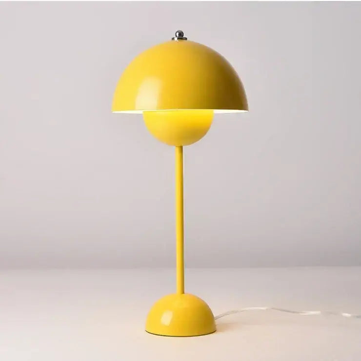 Burgundy Flower Floor Lamp