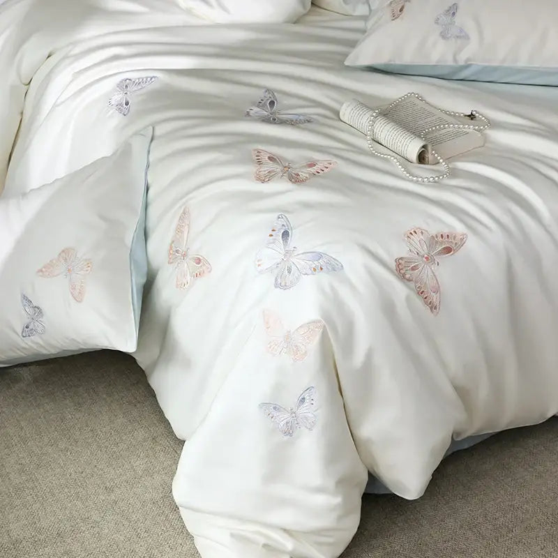 Lyocell Butterfly Bedding Set