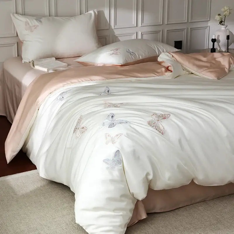 Lyocell Butterfly Bedding Set