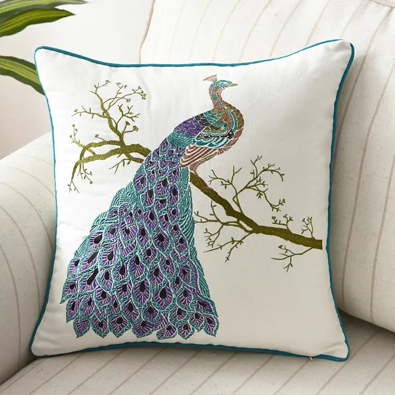 Cotton Butterfly Pillow Cover