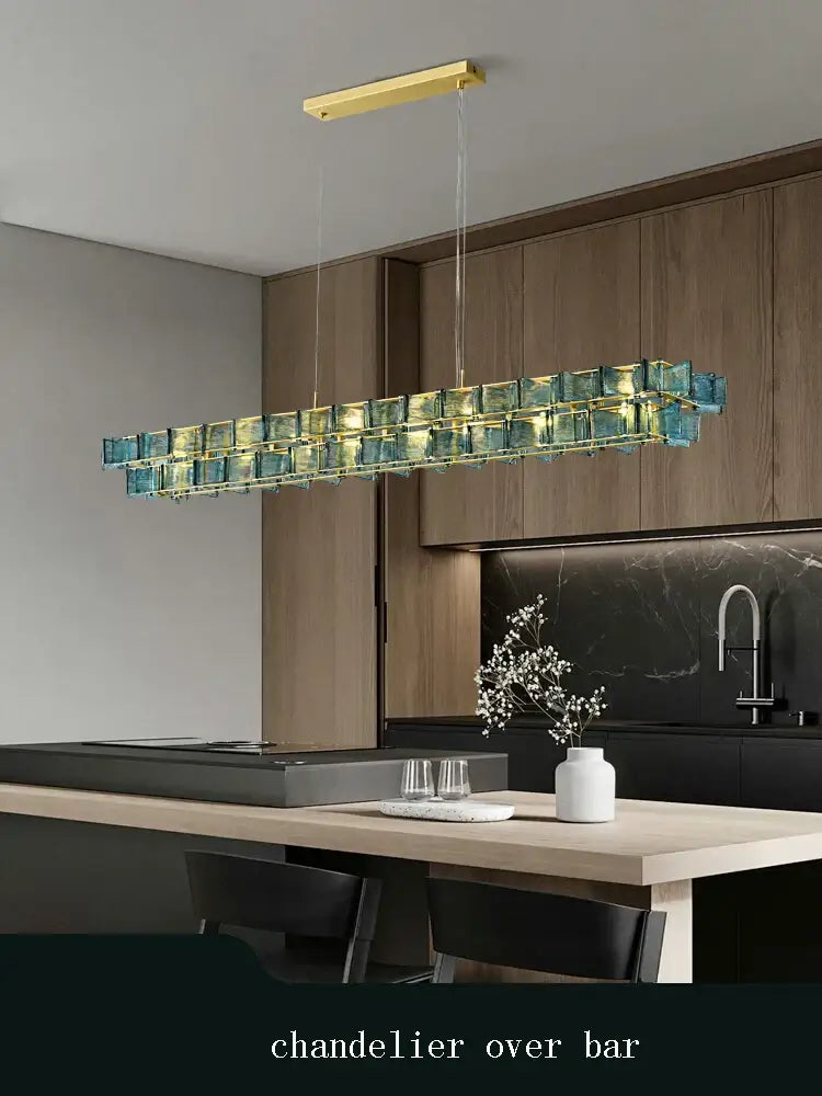 Gold Butterfly Glass Chandelier