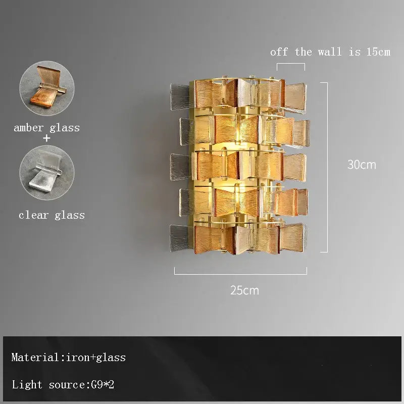 Gold Butterfly Glass Chandelier