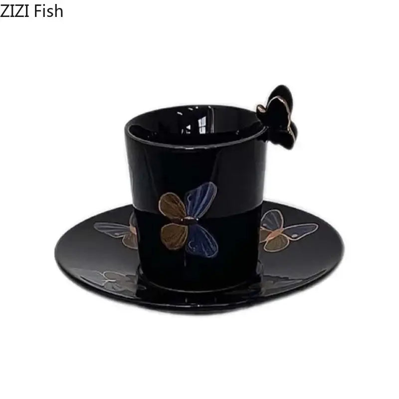 Butterfly Ceramic Cup Set