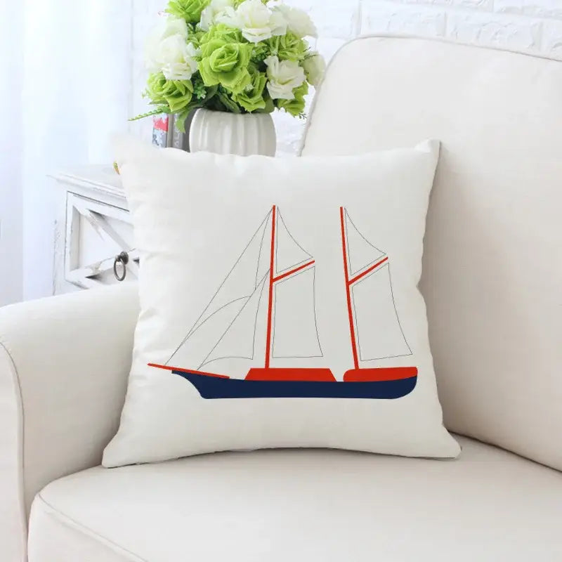 Cactus Hand-Painted Pillowcase