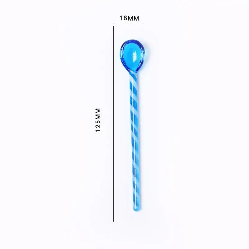 Colorful Glass Stirring Spoons