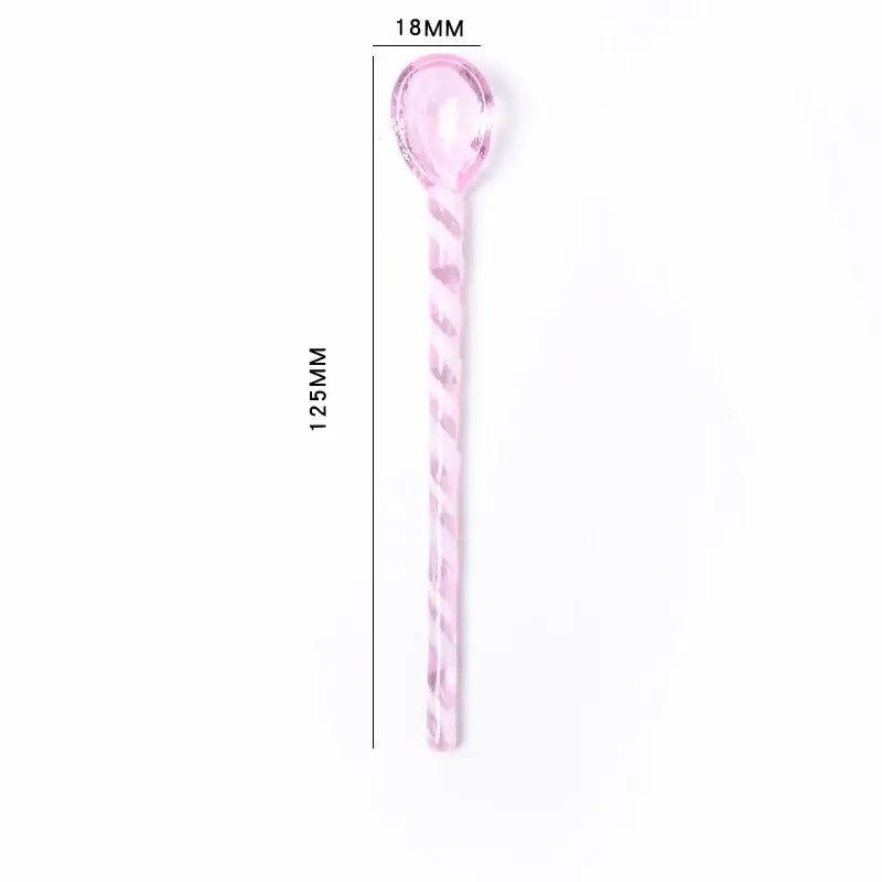 Colorful Glass Stirring Spoons