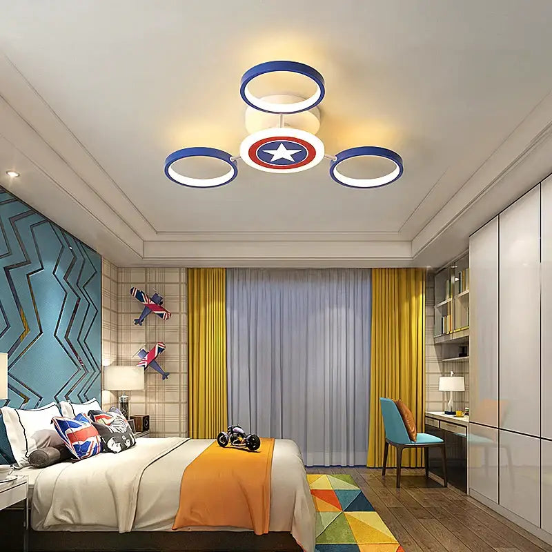 Blue LED Ceiling Light