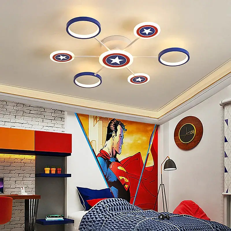 Blue LED Ceiling Light
