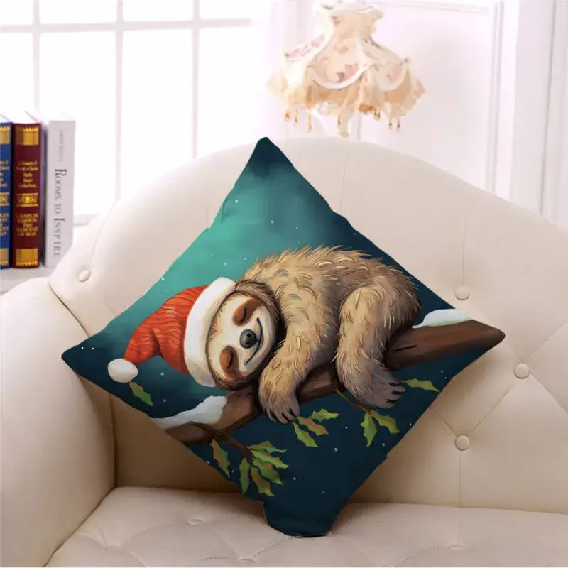 Christmas Animal Pillowcase Set