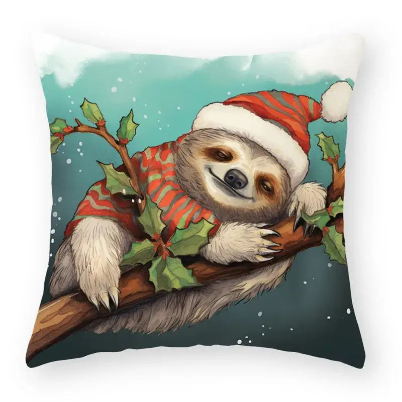 Christmas Animal Pillowcase Set