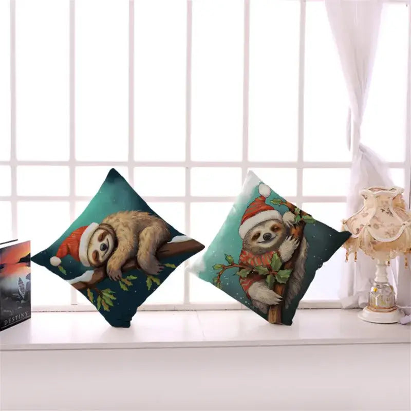 Christmas Animal Pillowcase Set