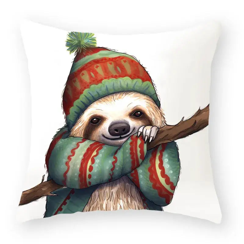 Christmas Animal Pillowcase Set