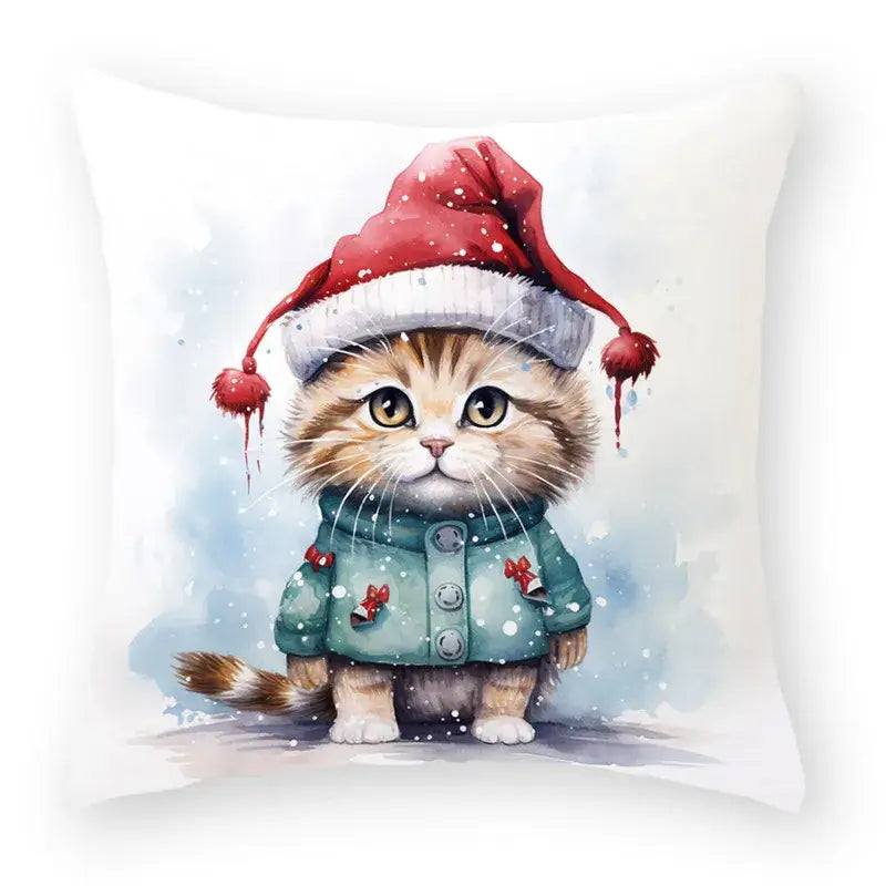 Christmas Animal Pillowcase Set