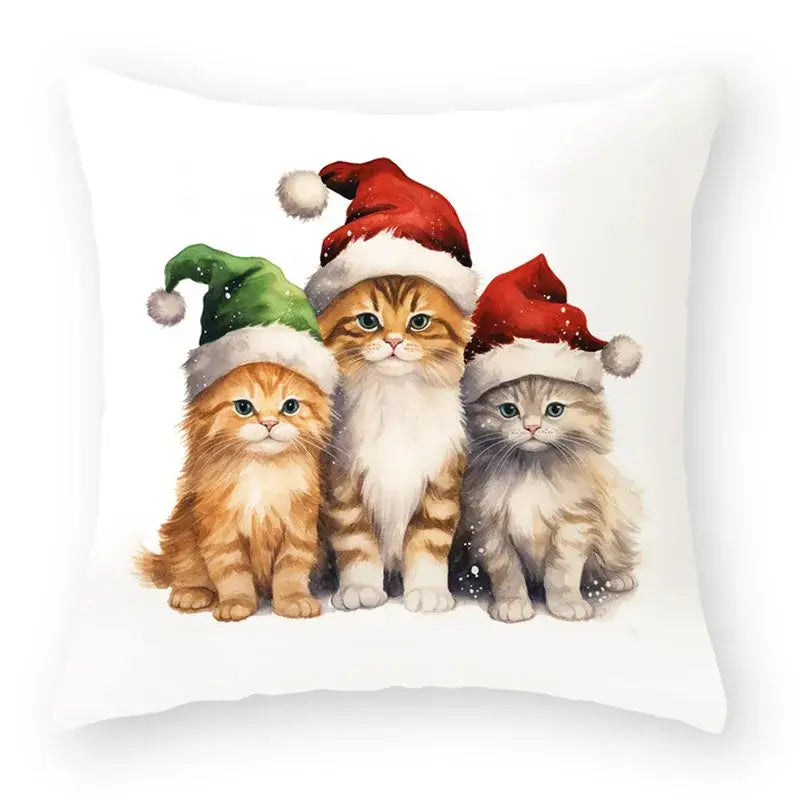 Christmas Animal Pillowcase Set