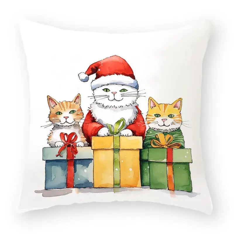 Christmas Animal Pillowcase Set