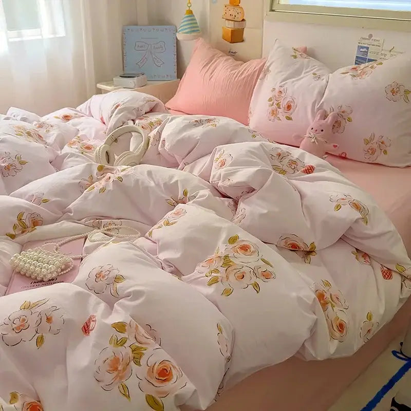 Satin Cartoon Animal Bedding