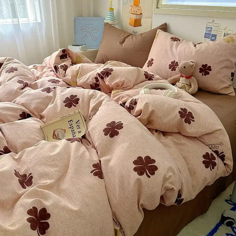 Satin Cartoon Animal Bedding