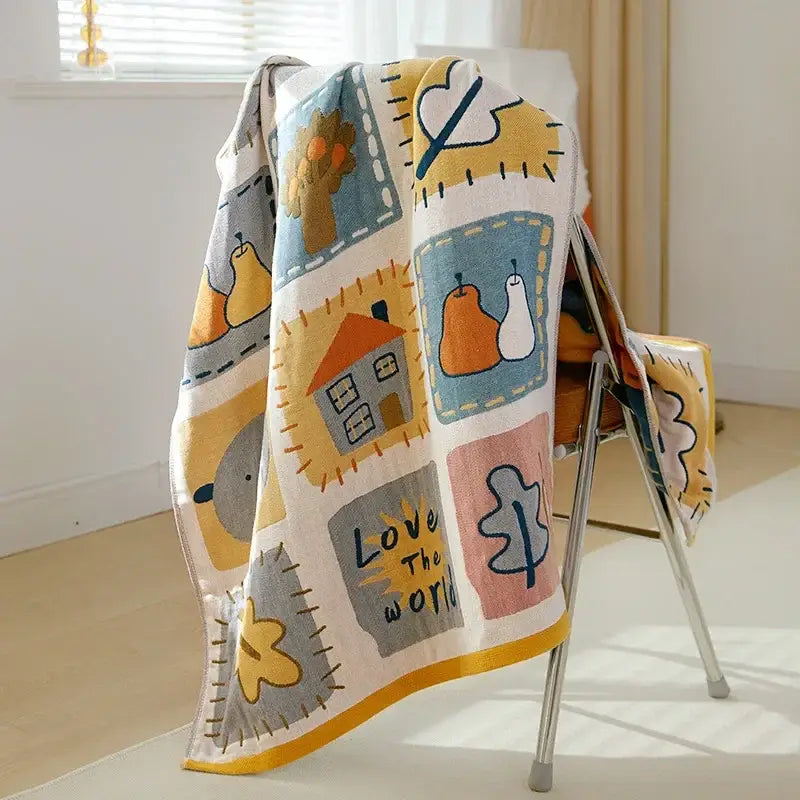 Cartoon Cotton Bath Towel