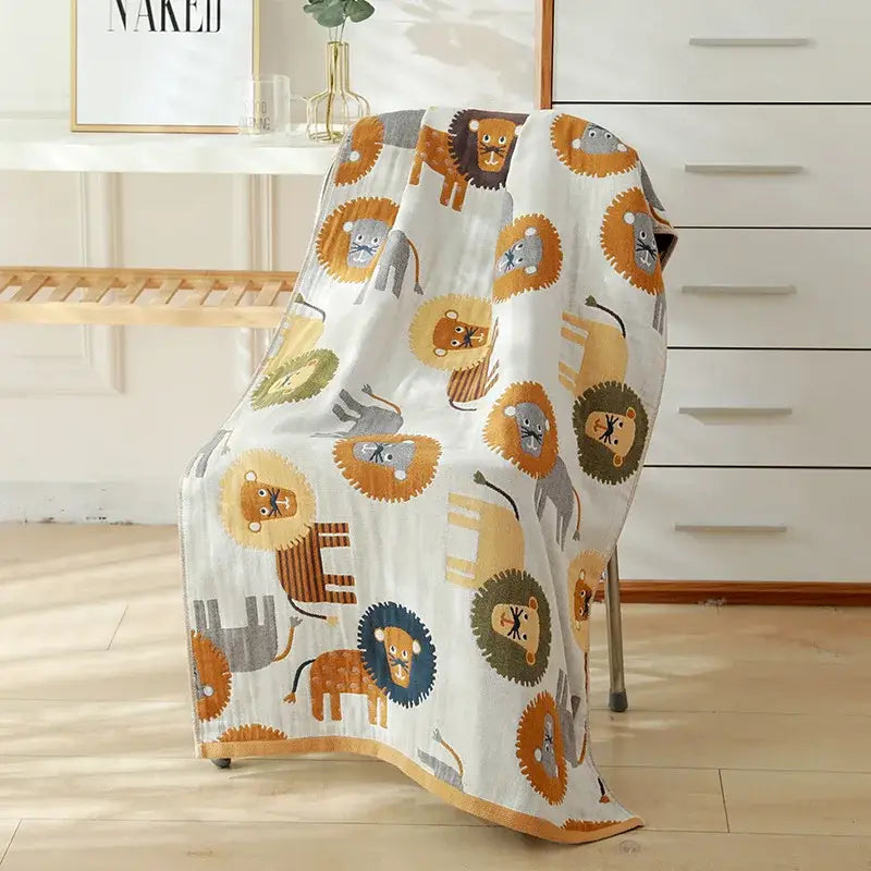 Cartoon Cotton Kids Bath Towel