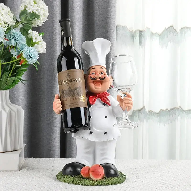 Chef Resin Wine Rack