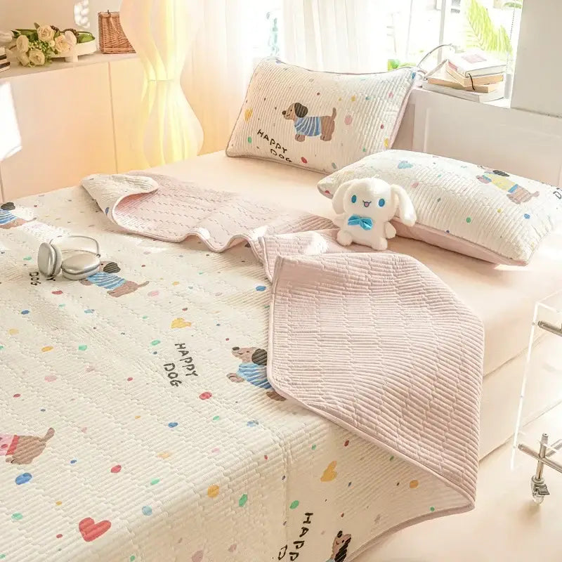 Cotton Dinosaur Bed Cover