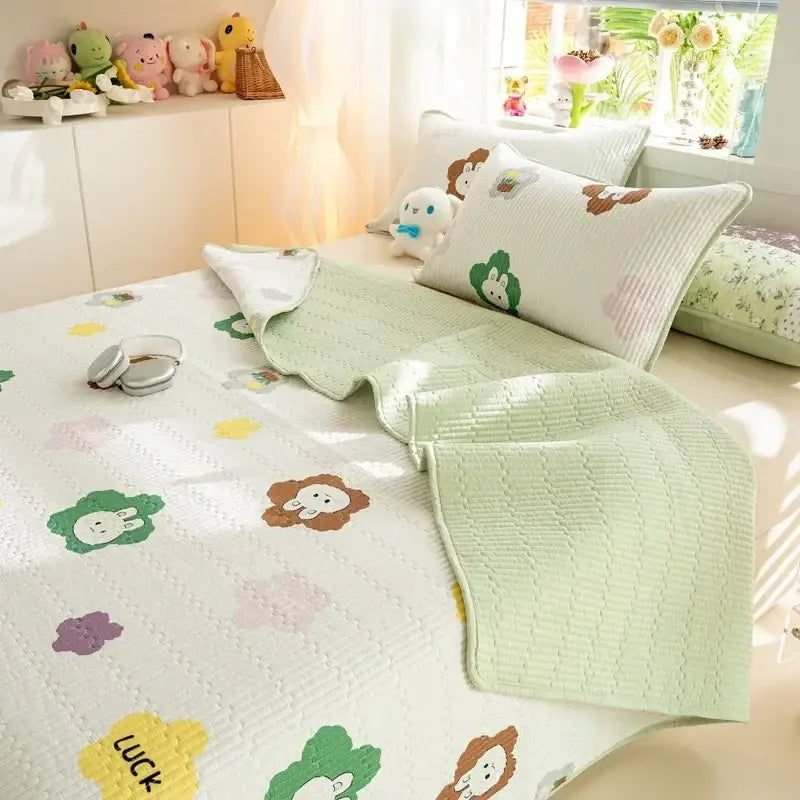 Cotton Dinosaur Bed Cover